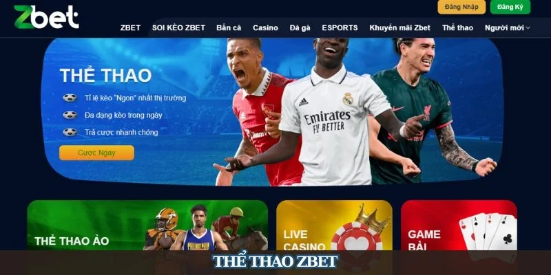 giới thiệu sảnh thể thao của zbet