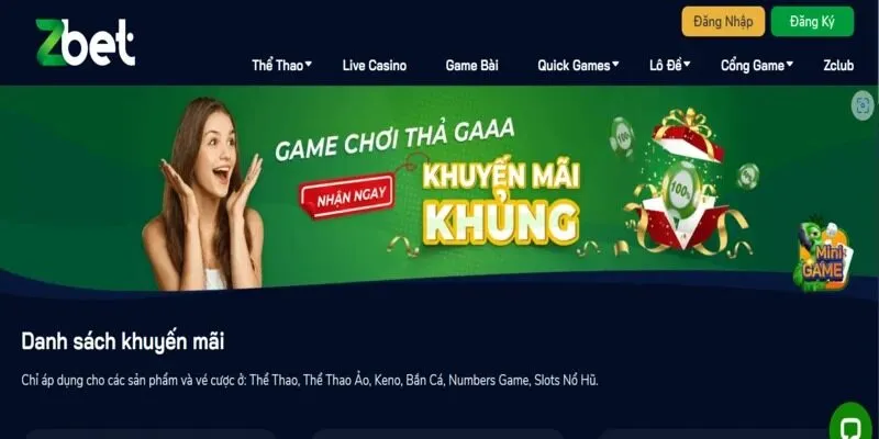 Khuyến mãi ZBET không những nhiều mà còn được cá nhân hoá theo sở thích
